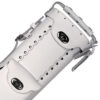 Instroke Leather Cowboy White Pool Cue Case - 3x5